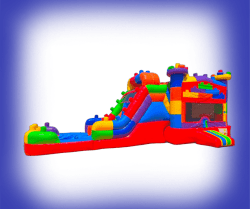 Mega Blocks Bounce house with slide