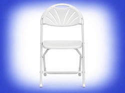 white fan back chairs